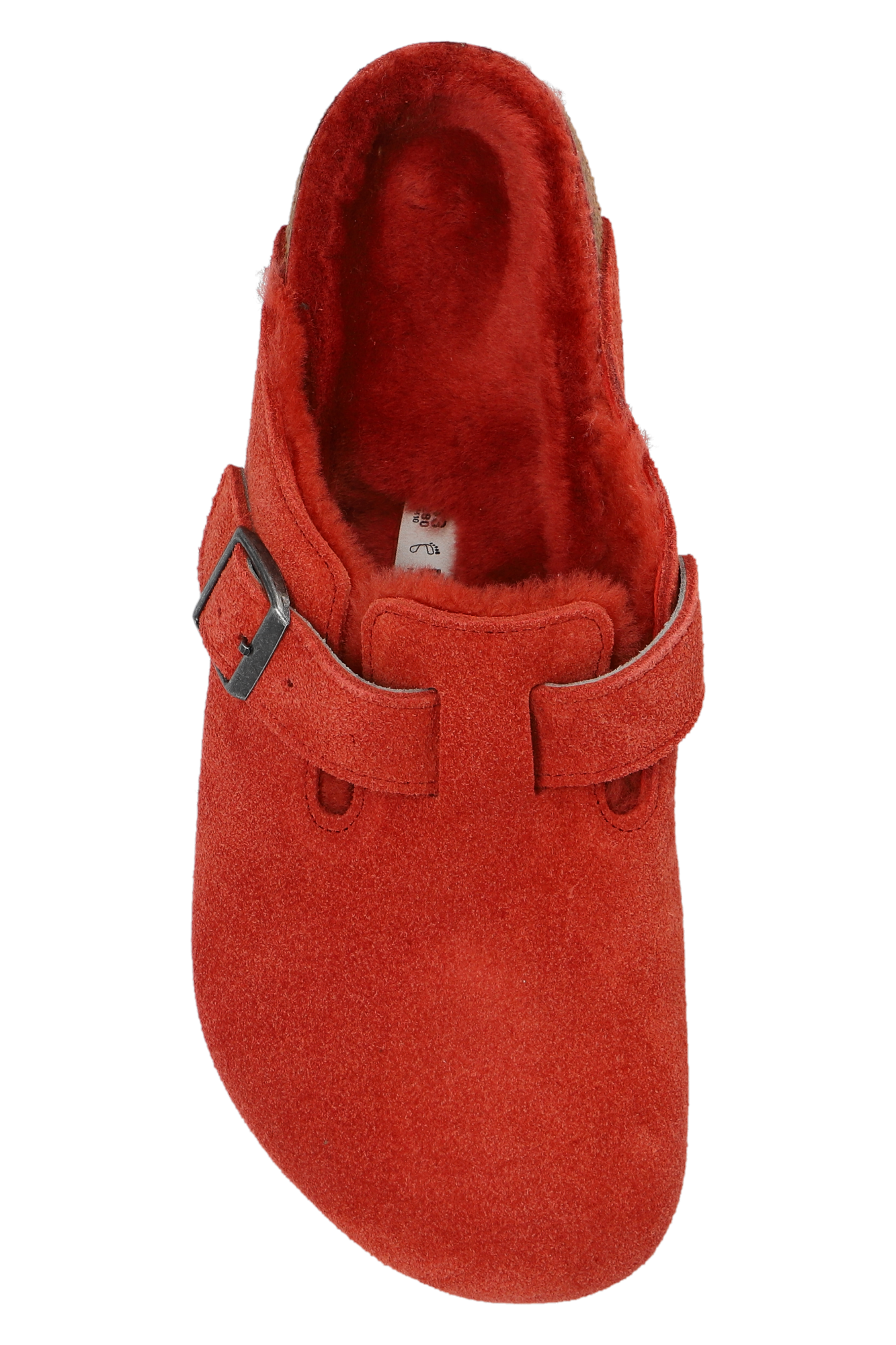 Birkenstock boston shearling sales burgundy